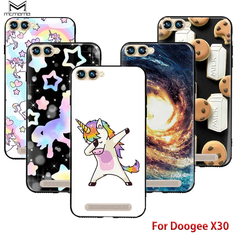 Doogee X30 Защитный Мягкий ТПУ цветной узор чехол для телефона s изысканные