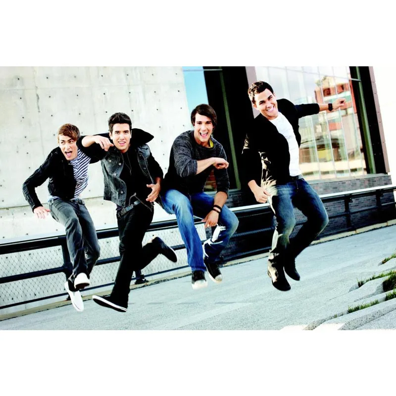 Красивый индивидуальный плакат Big Time Rush домашний декор тканевые плакаты лучший