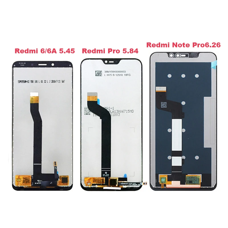 Для Xiaomi Redmi 6 ЖК дисплей с сенсорным экраном дигитайзер сборка для Note Pro lcd 6A Note6