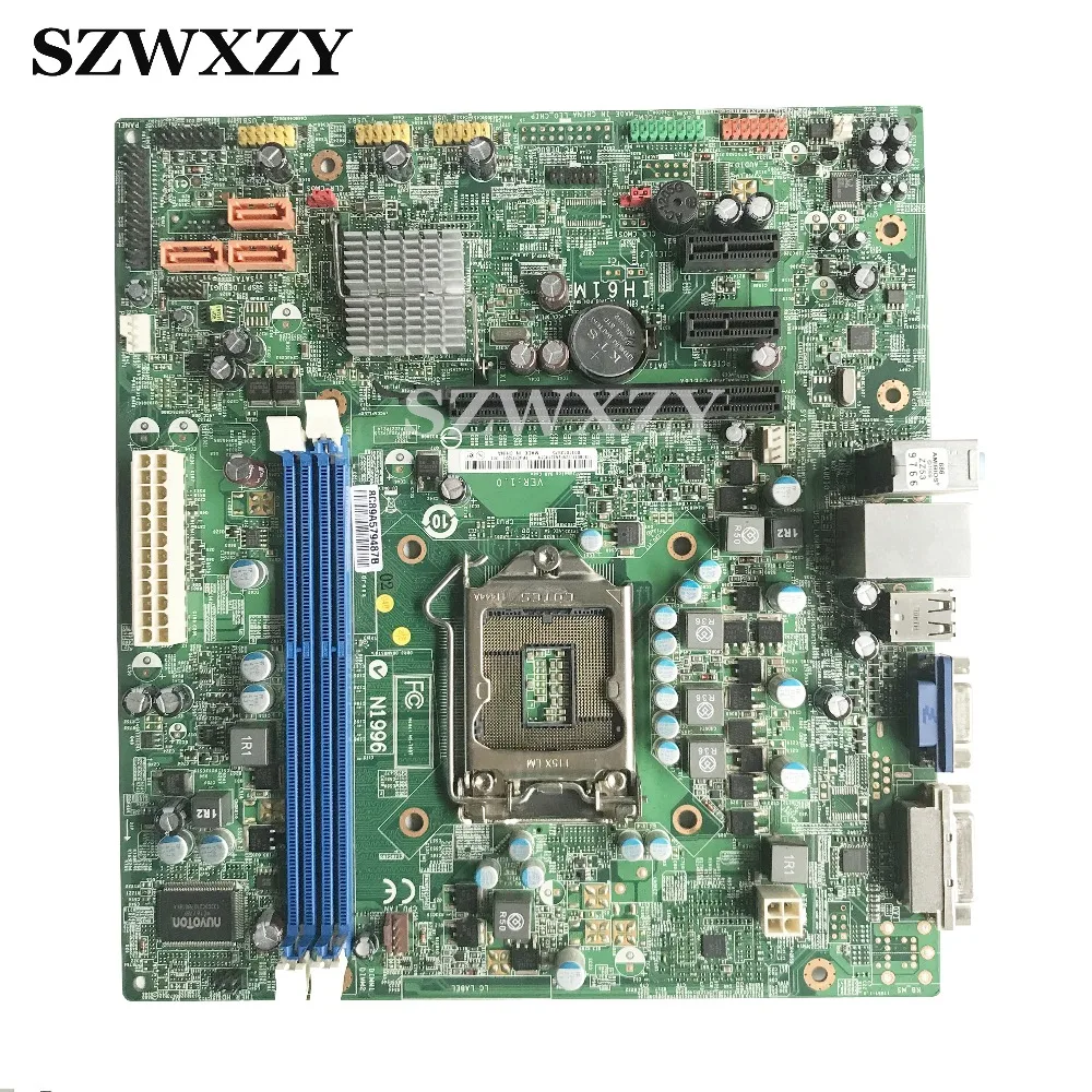 Для Lenovo thinkcenter Edga71 M7300 настольная материнская плата H61 IH61M REV: 1 0 LGA1155 03T6221