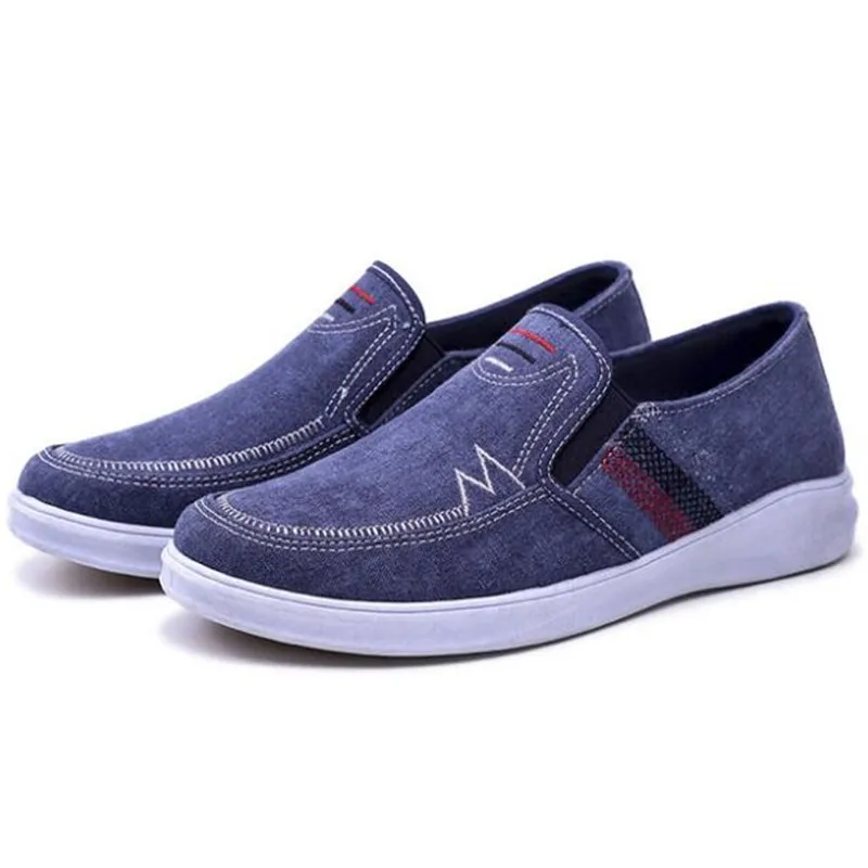 Мужские лоферы DIWEINI повседневные из дышащей пеньковой ткани на плоской подошве