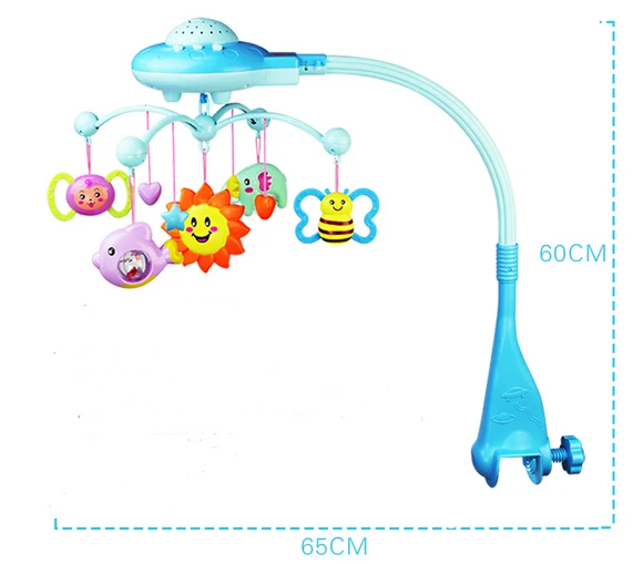 Музыкальная детская кровать Baby Love IFSO 601 3 Детские погремушки с музыкой 50