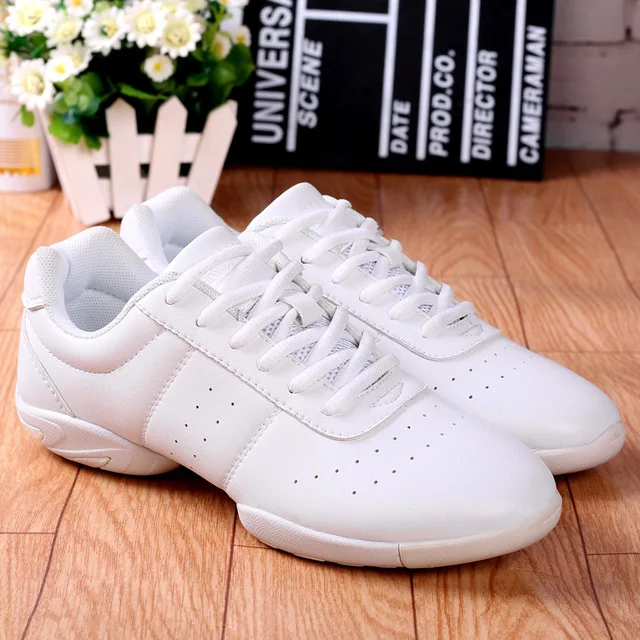 Aerobics Shoes Children Adult Fitness Gymnastics Sports Dance Shoes Jazz Sneakers Cheerleading Shoes Woman Square Dance Shoes