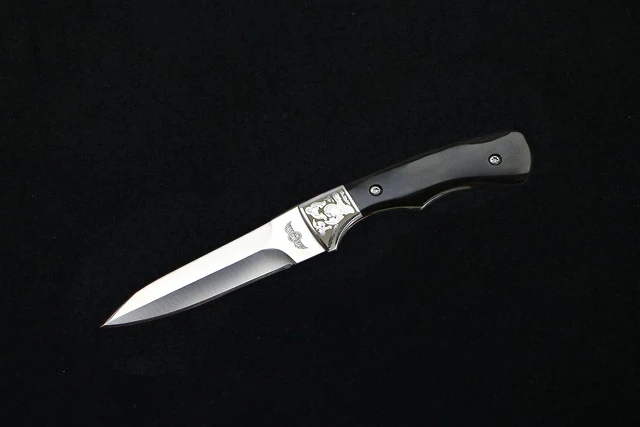 black resin LOVOCOO Bone Soul 440C Лезвие из стали, ручка из смолы, Флиппер, складной нож для кемпинга, охоты, Карманные Подарочные ножи для фруктов, EDC инструменты - Цвет: black resin