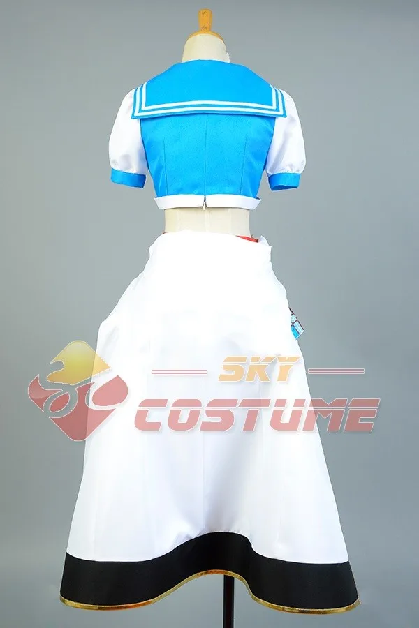 LoveLive костюм моряка Love Live Hoshizora Rin Navy Косплей Костюм Униформа для женщин девочек морской Аниме костюм на Хэллоуин полный комплект