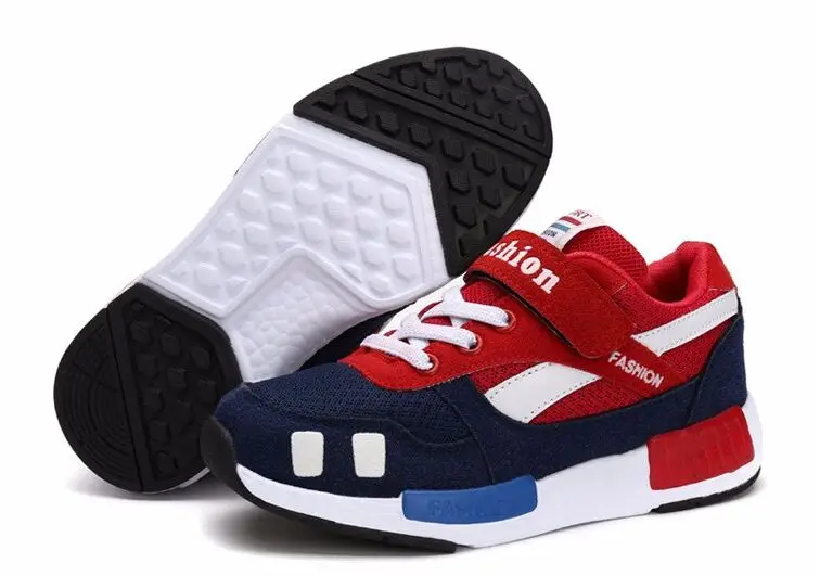 Детская обувь коллекция 2016 года сезон весна-осень дышащая Спортивная ярких