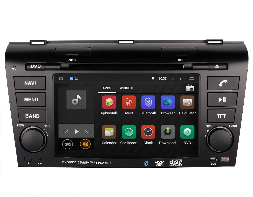 7 &quotAndroid 1 автомобильный dvd-плеер для Mazda 3 Mazda3 2004-2009 с GPS навигацией Радио BT SD USB AUX MP3