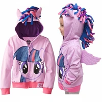 spring 2019 girls hoodies my little poli kids sweatshirt jackets baby hoodie cute pony style windbreaker sport blazer outerwear