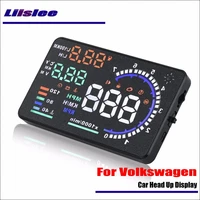 for volkswagen vw tiguantouraggolfpolo 2010 2020 car accessories obd hud head up display driving screen projector reflecting