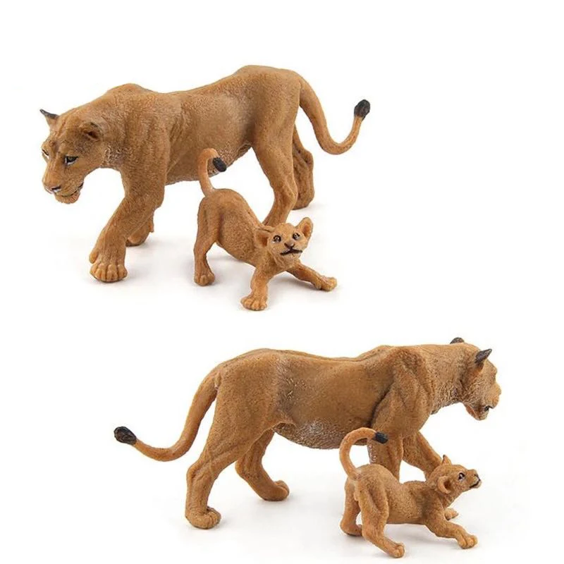 Моделирование животных модель Львов фигурки детей домашний декор украшения
