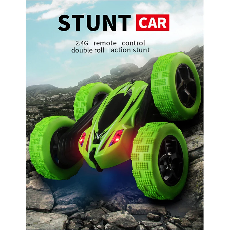 Eva2king Горячие мини автомобили дистанционное управление Stunt Car с зарядка через usb