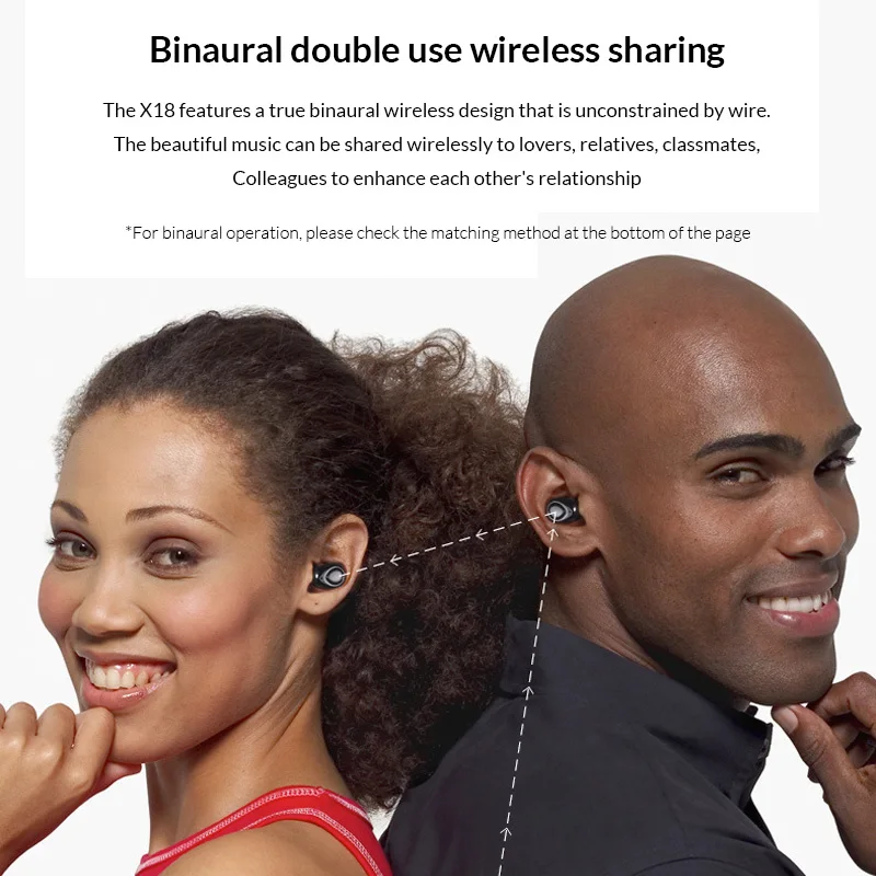 AIFFECT Mini TWS настоящие беспроводные Bluetooth наушники стерео Спортивная гарнитура с 500