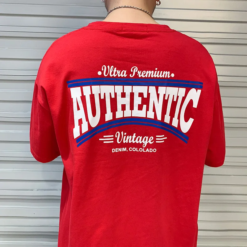 Оптовая продажа и Прямая поставка мужские футболки с принтом коротким рукавом 100%