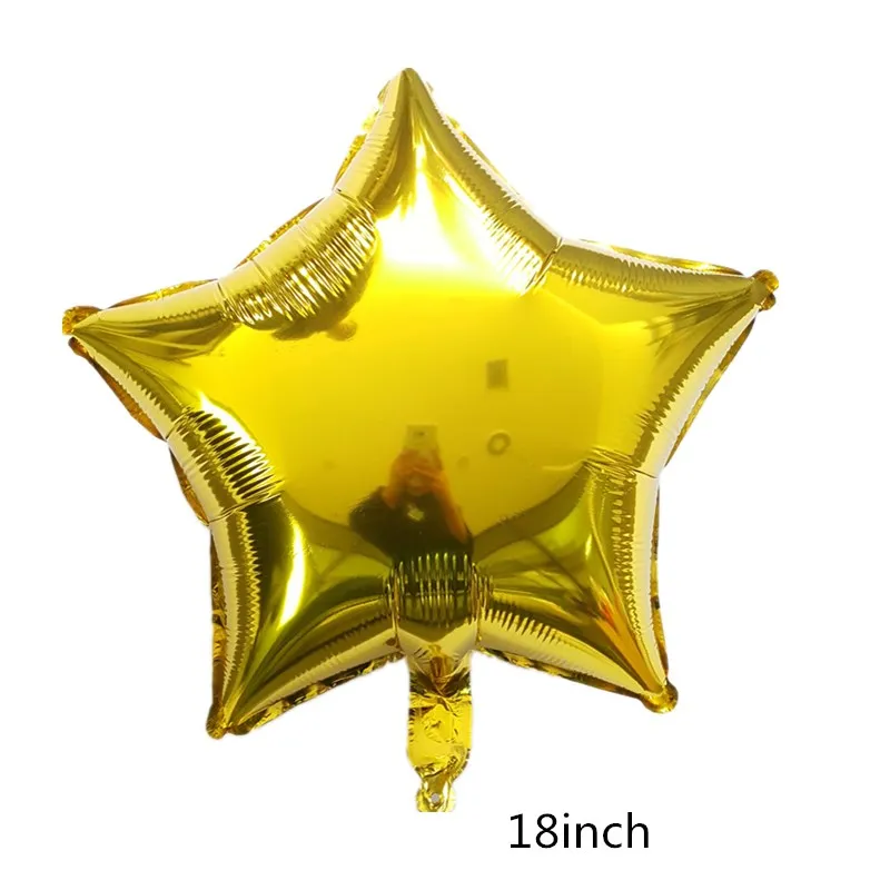gold star Ракета, космонавт, фольгированные шары для маленьких мальчиков, конфетти, латексные шары, игрушки для празднования дня рождения, украшения для детей, космические шары - Цвет: gold star
