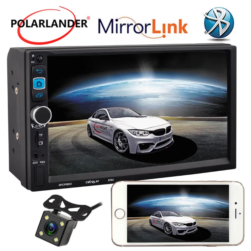 Универсальный Android 5.1.1 gps навигации автомобиля Радио Bluetooth Wi-Fi 1024*600 7 &quot2Din 1 ГБ