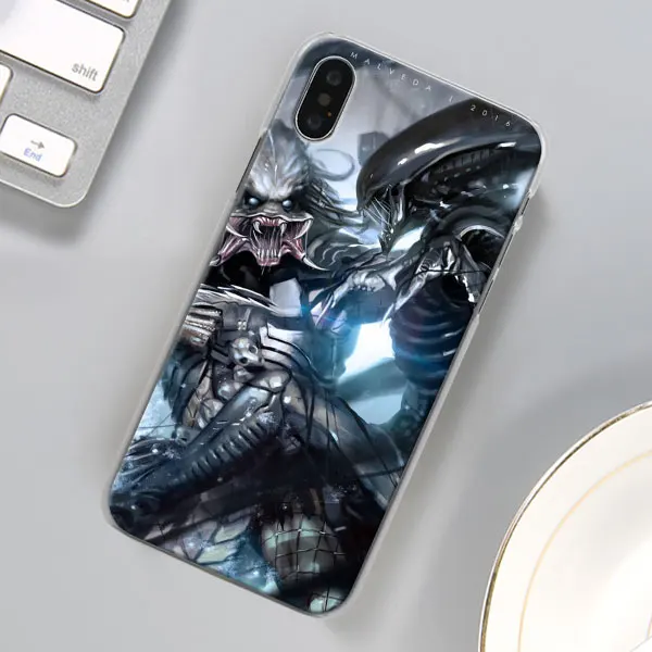08 Alien vs Predator Phone Case for Apple iPhone X XR 7 8 Plus 6 6s Plus XS MAX SE 11 Pro Max Phone Case Coque - Цвет: 08