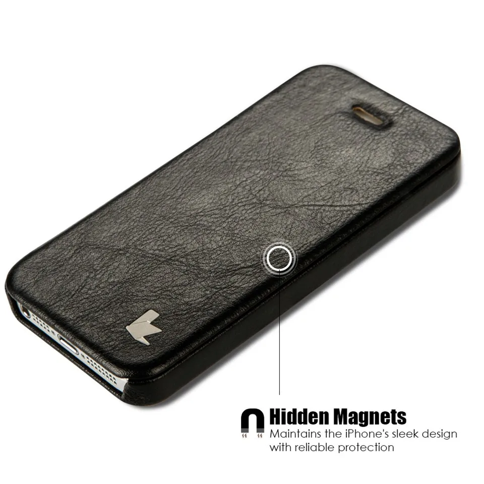 Jisoncase Роскошный кожаный чехол s для iPhone SE 5S модный брендовый чехол для телефона для iPhone 5 откидная крышка защитные кейсы-оболочки и сумки