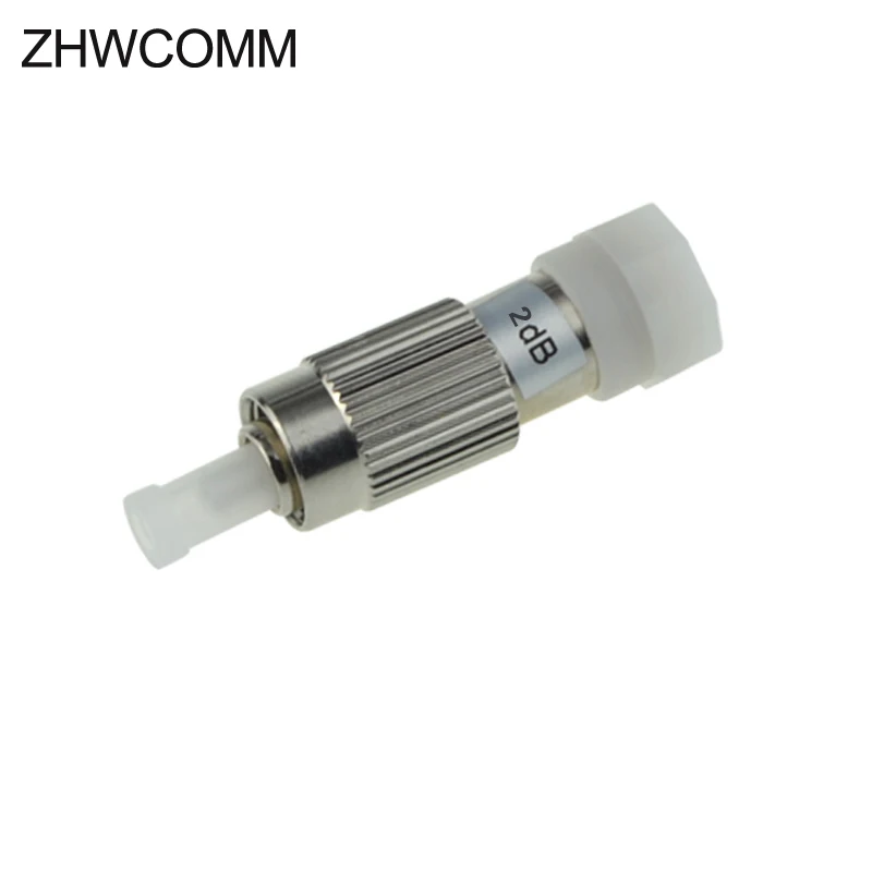 

ZHWCOMM 10PCS FC 2db Simplex mode Fiber Optical Attenuator FC metal male Fiber Attenuator Free shipping