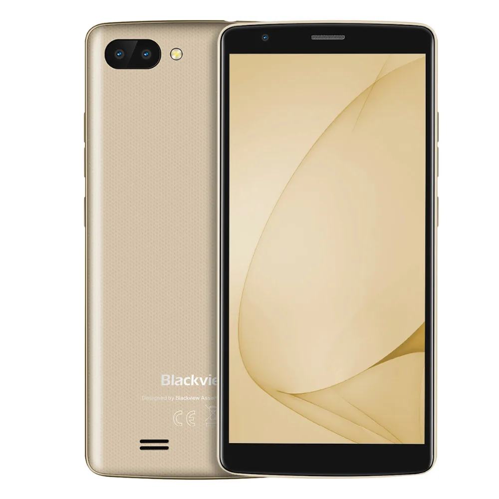 BLACKVIEW A20 Android GO смартфон Dual сзади Камера MTK6580 Quad core 5 &quot18:9 1 ГБ + 8 сотовый телефон 3000