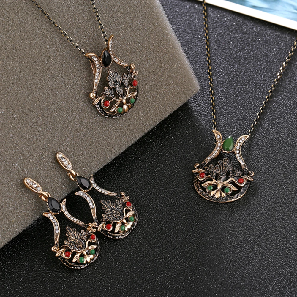 YAOLOGE горячая Распродажа уникальные сумки в форме сокровищ Ожерелье Ретро цветок