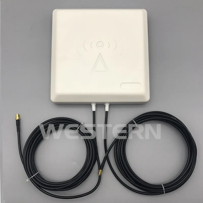 Внутренняя или наружная 4G LTE Антенна 1710-2700MHz Двухдиапазонная 13dBi усиление двойная поляризация направленная панель Антенна