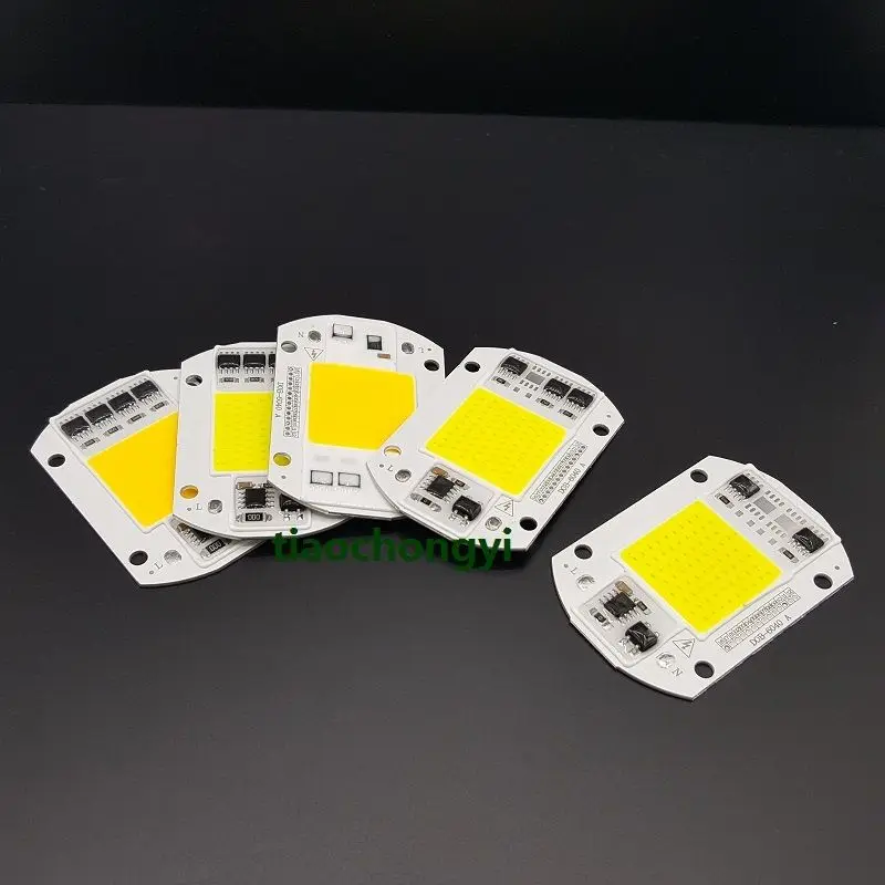 

20W 30W 50W white / warm white LED Floodlight COB Chip 220V Input Integrated Smart IC Driver 10pcs