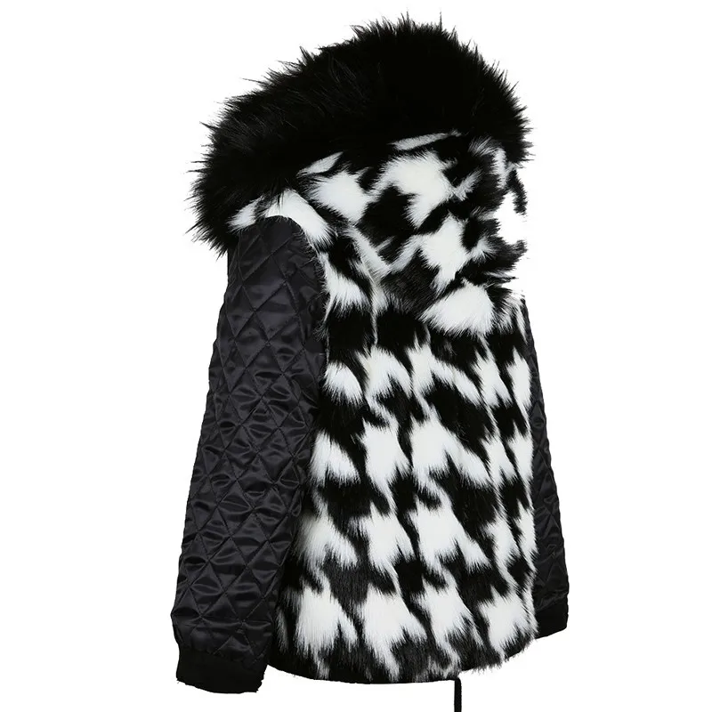 Военная куртка с Флокированной плюшевой подкладкой Зимняя женская меховым