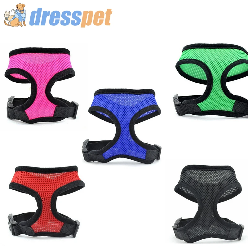 DRESSPET жгут для собак, высокое качество, нейлоновая сетка, регулируемый жгут для маленьких и средних собак, щенков, чихуахуа, жгут, XS-XL