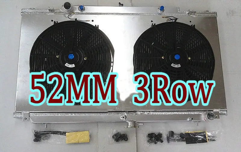 Алюминиевый радиатор + кожух вентиляторы для Nissan Patrol GU Y61 TB45E 6 Cyl бензин 4.5L