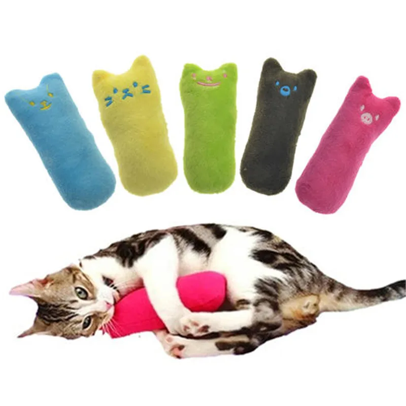 

Интерактивная игрушка-подушка для кошек С Кошачьей Мятой, зубные шлифовальные Когти для домашних животных