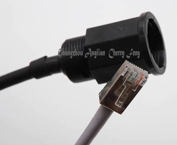 Защищенные разъемы надежные M22 Ethernet LAN RJ45 водонепроницаемый разъем гигабитная