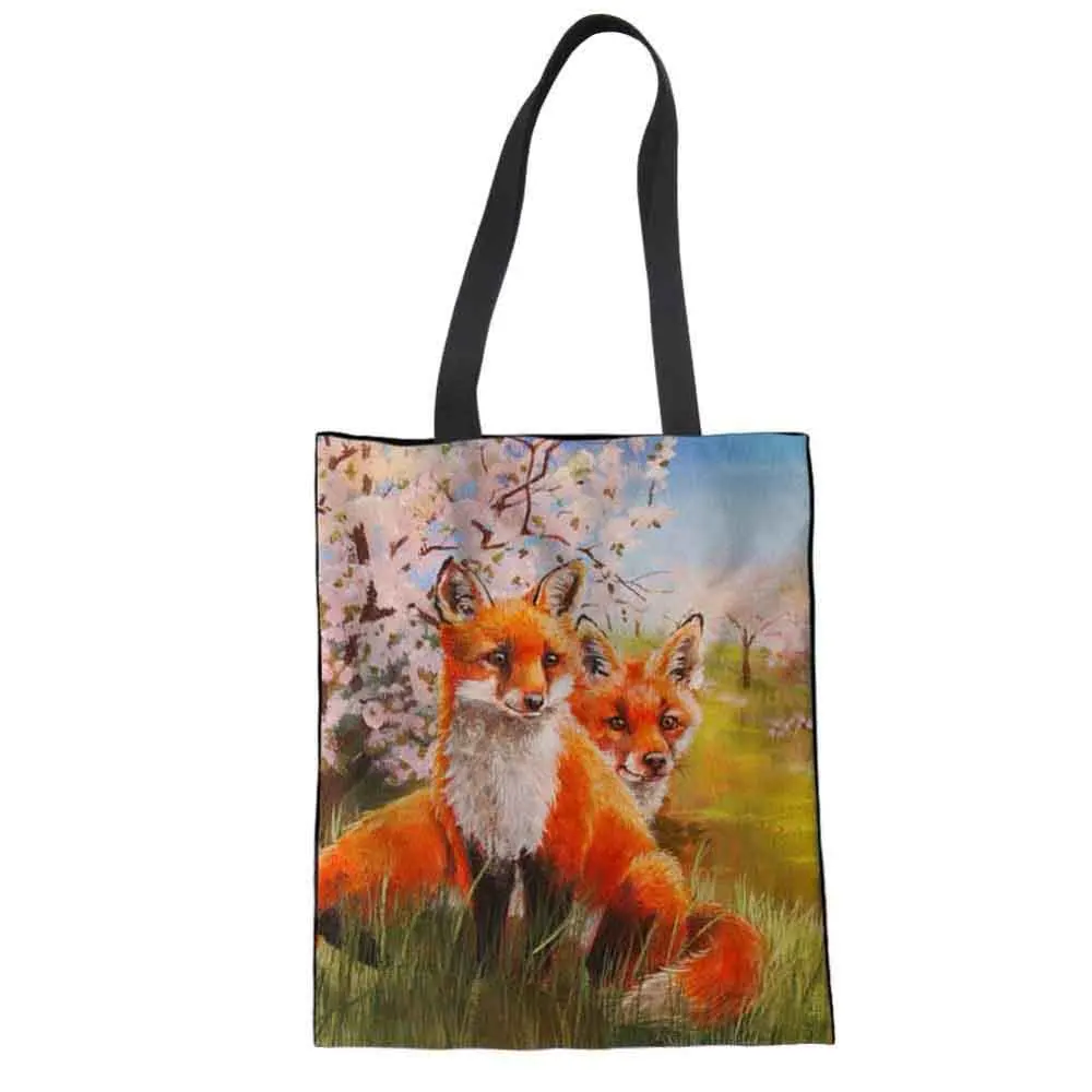 WHEREISART сумка с верхней ручкой Женская Холщовая Сумка для покупок забавная