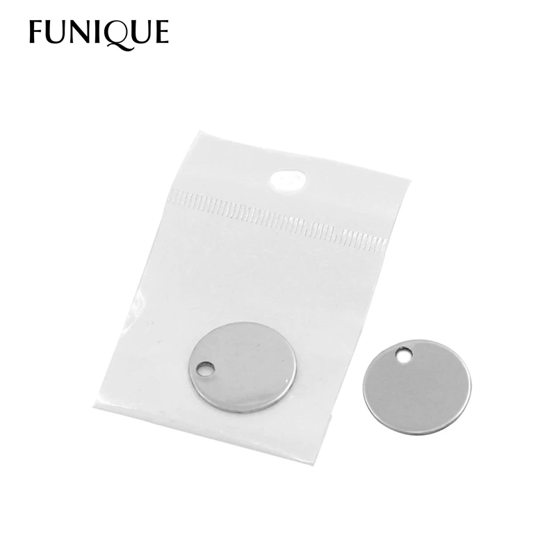 10 шт./компл. круглые подвески из нержавеющей стали 20 мм|stamping blanks|tag pendantpendant silver |