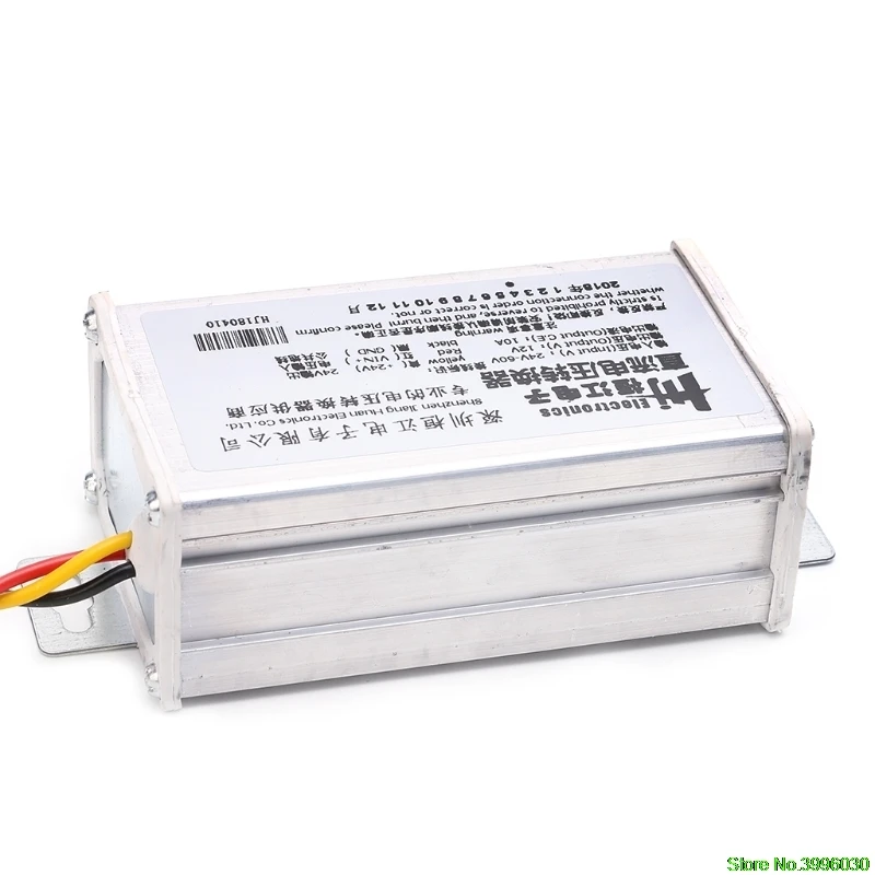 DC 24 V-60 V To 12V 10A 120W адаптер конвертер трансформатор для электрического велосипеда