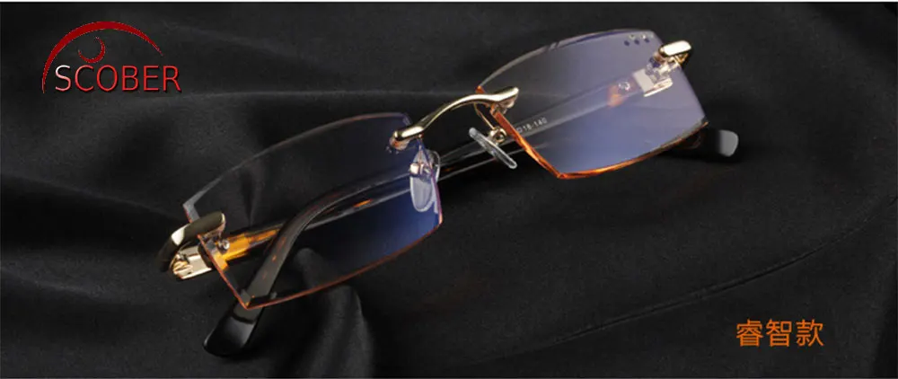 Очки для чтения без оправы из титанового сплава + 1 100% 2 5 3|reading glasses|glasses readingreading glasses