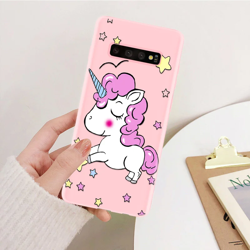 djsfemao Капа для samsung Galaxy A50 A60 A70 A40 A30 A20e A10 A5 A6 плюс A9 A8 A7 M10 M20 M30 примечание 9 8 5 S8 Прекрасный чехол с единорогом - Цвет: djsfemao