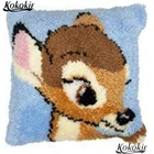 Мультфильм ковер крюк с защелкой ковер Наборы олень шаблон рукоделие крючком ковер Наборы наборы для вышивки крестом из пряжи Наборы вышивка наволочка