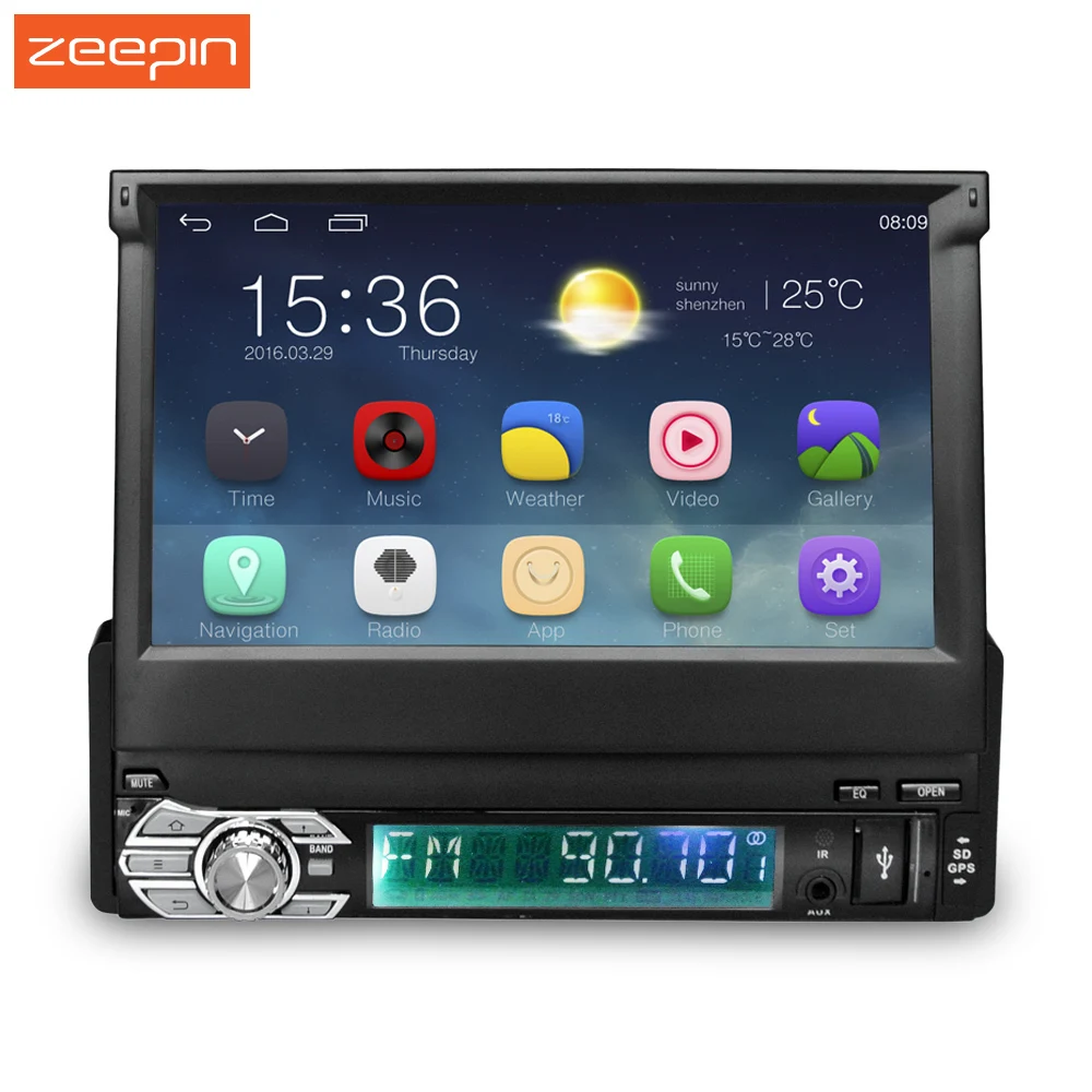 Zeepin 7 дюймов RM CT008 автомобильный мультимедийный плеер Android 6 0 1 din GPS навигация