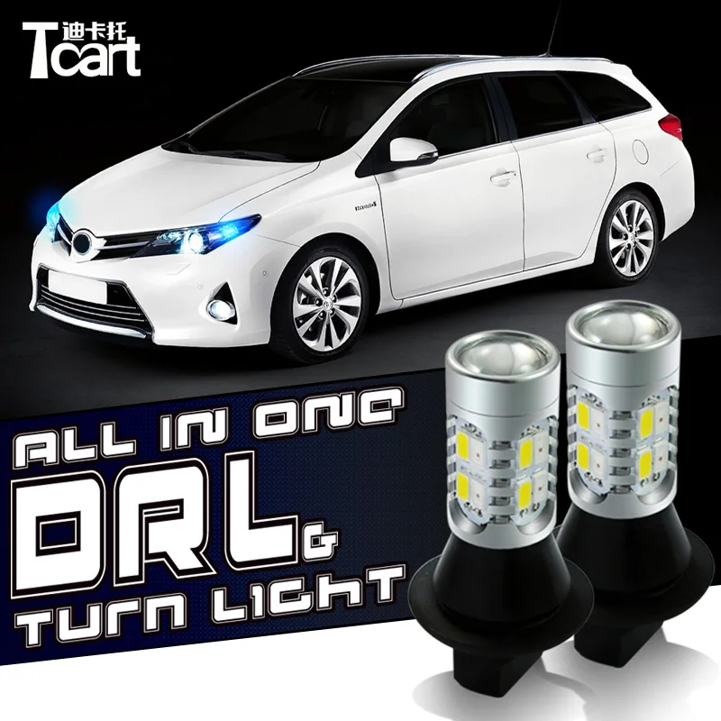 Tcart 1 компл дневные ходовые огни дневного светильник Авто Светодиодные