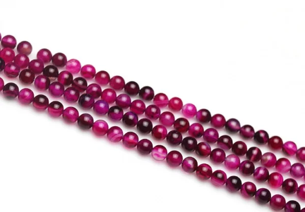 Новое поступление 2017 металлические бусины круглой формы ярко розового цвета 4 мм