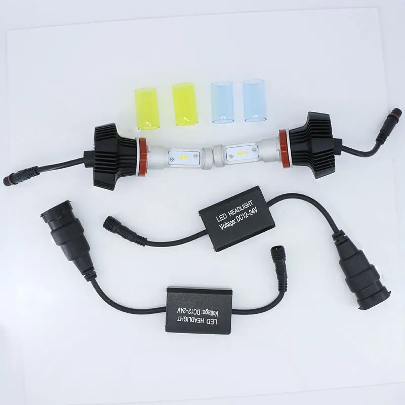 2xnew 16000LM авто Led с переключением между дальним и фары свет лампы Conversion Kit H11 H8