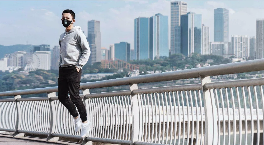 1 шт., Xiaomi Mijia Airpop светильник, 360 градусов, Воздушная одежда, PM2.5, анти-Дымчатая маска, регулируемая, для ушей, подвесная, удобная маска для лица, для мужчин и женщин