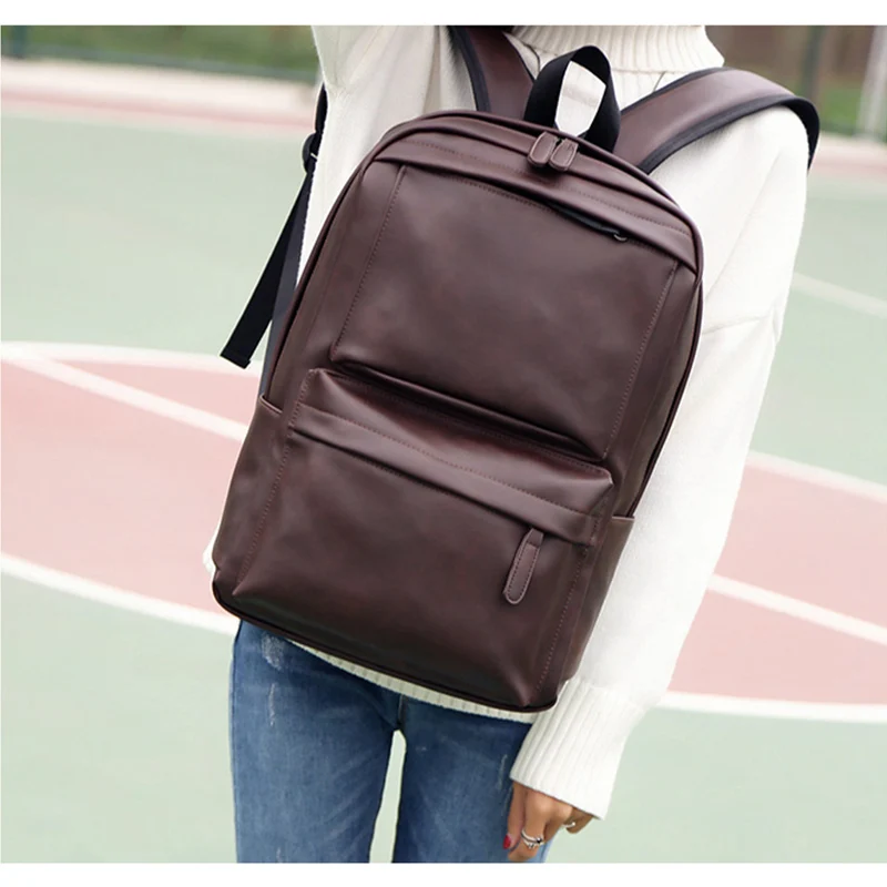 15 inch Waterproof PU Laptop Backpacks Anti-theft Notebook Case For Macbook Air Pro 11 12 13 Men Women Travel Backpack | Компьютеры и