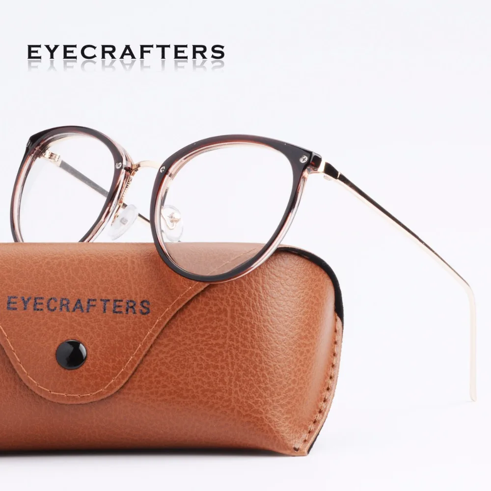 2020 Ретро Круглые Женские оправы для очков брендовые дизайнерские оптические