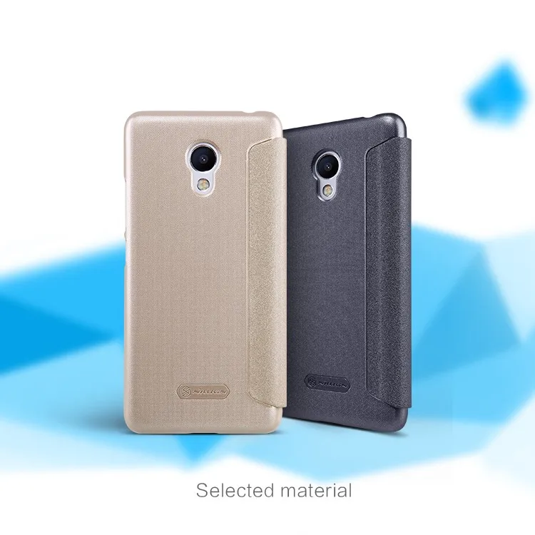 Чехол для Meizu M3s NILLKIN блестящий кожаный флип чехол Роскошный бренд кожаный флип чехол для Meizu M3s крышка чехол