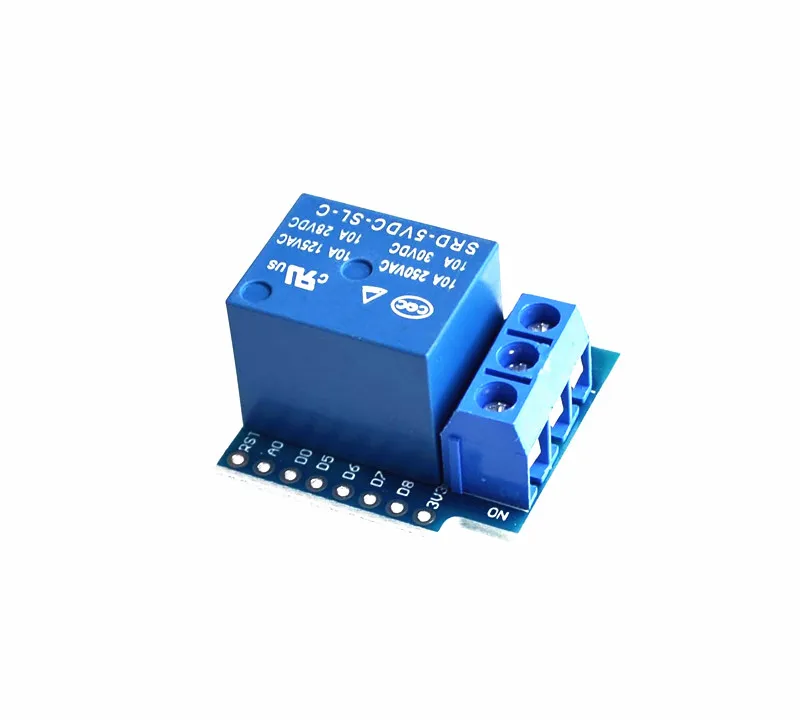 Релейный Щит для Wemos D1 один канал мини-модуля реле платы разработки Arduino ESP8266 1