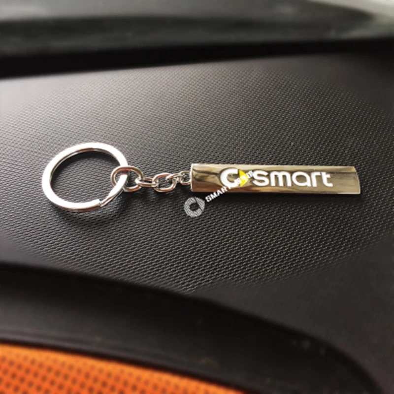 Car Key Holder Rings Chain For Smart Fortwo Forfour 453 451 450 Keychain Keyring Gift Creative Auto Accessories | Автомобили и