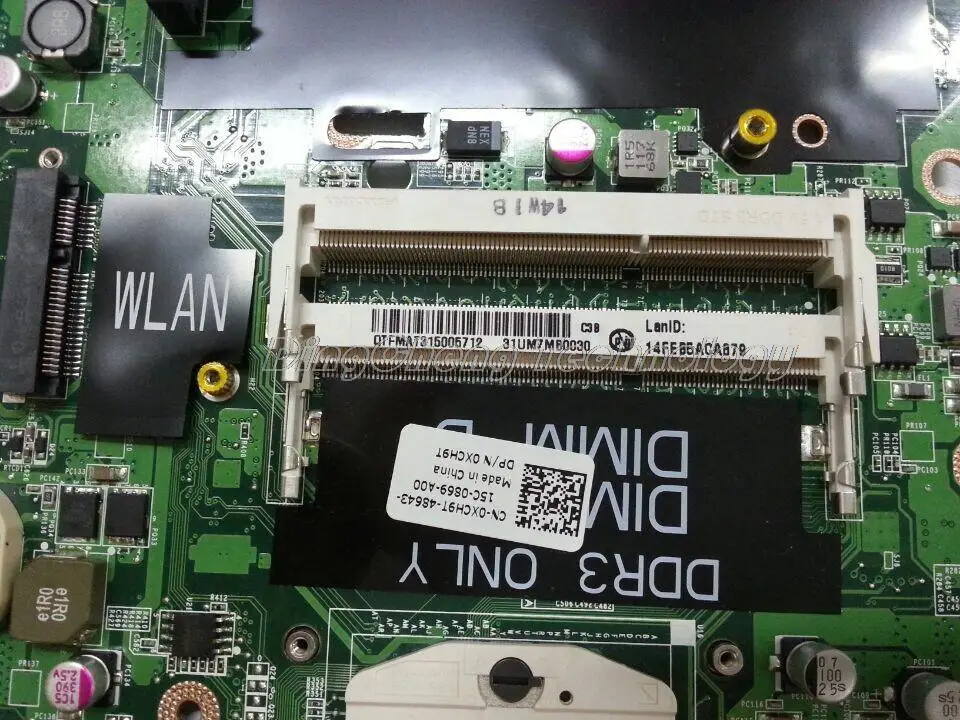 

Laptop Motherboard For Dell inspiron N3010 CH9T 0XCH9T CN-0XCH9T DAUM7CMB6C0 MAIN BOARD 100% Tested