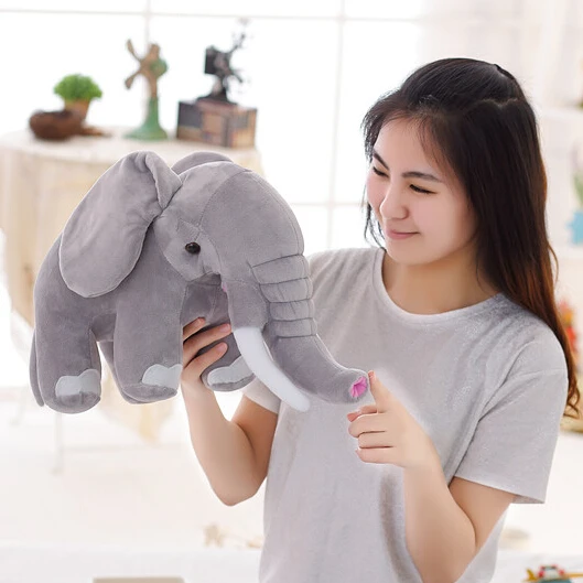 

1PC 30cm Cute Elephant Plush Doll Stuffed Animal Plush Toy Baby Toy Kids Doll Elephant Toy for Christmas Gift