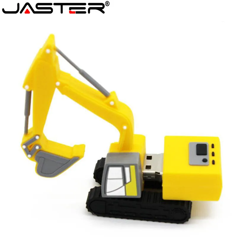 JASTER экскаватор usb флэш накопитель захват pendrive 4 ГБ 8 16 32 64 Гб creativo мини подарок